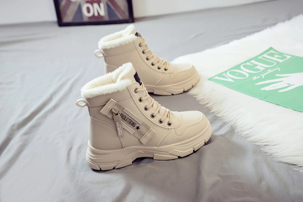 Women's Ankle Boot, Short Boot, Winter Boot with Thick Lining and Insulation, Stylish and Versatile, Thick-Soled Winter Boot