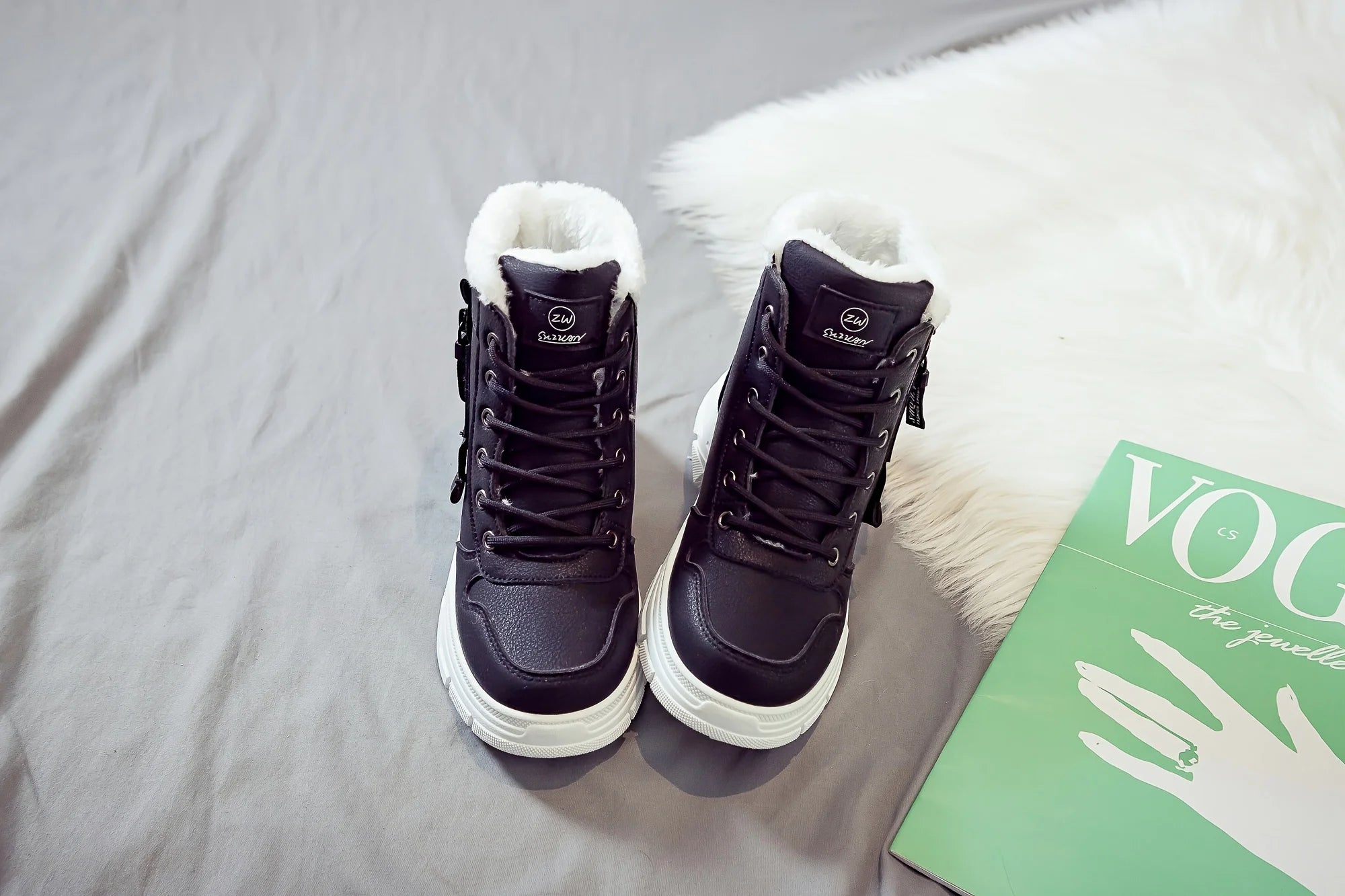 Women's Ankle Boot, Short Boot, Winter Boot with Thick Lining and Insulation, Stylish and Versatile, Thick-Soled Winter Boot