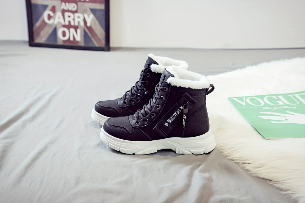 Women's Ankle Boot, Short Boot, Winter Boot with Thick Lining and Insulation, Stylish and Versatile, Thick-Soled Winter Boot