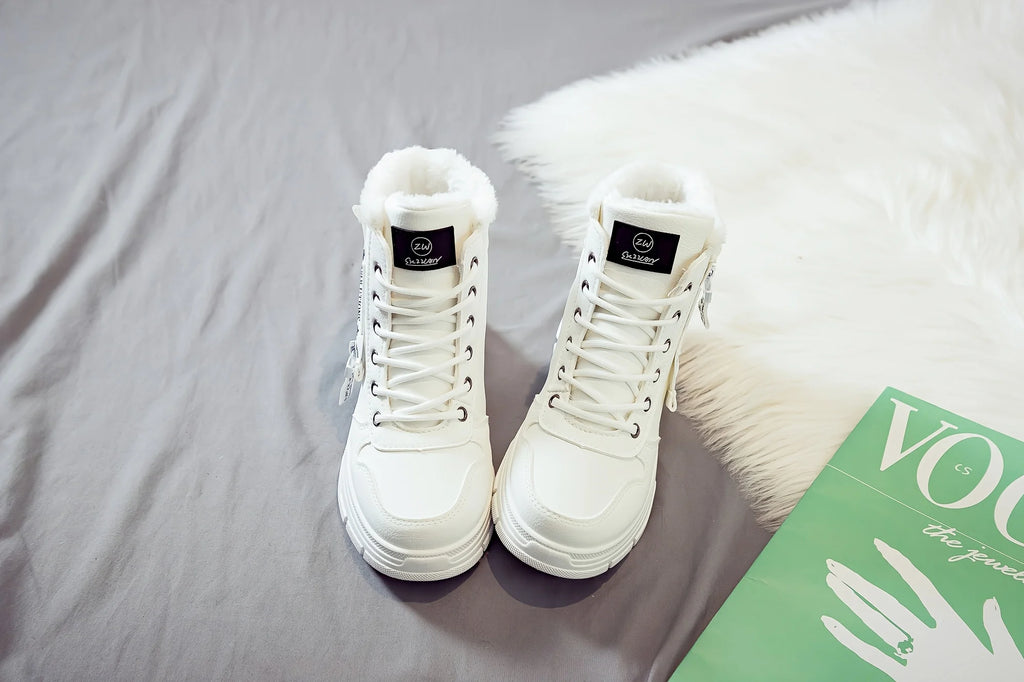 Women's Ankle Boot, Short Boot, Winter Boot with Thick Lining and Insulation, Stylish and Versatile, Thick-Soled Winter Boot