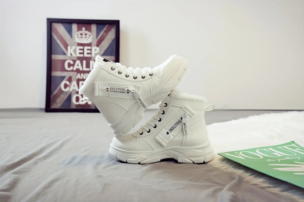 Women's Ankle Boot, Short Boot, Winter Boot with Thick Lining and Insulation, Stylish and Versatile, Thick-Soled Winter Boot