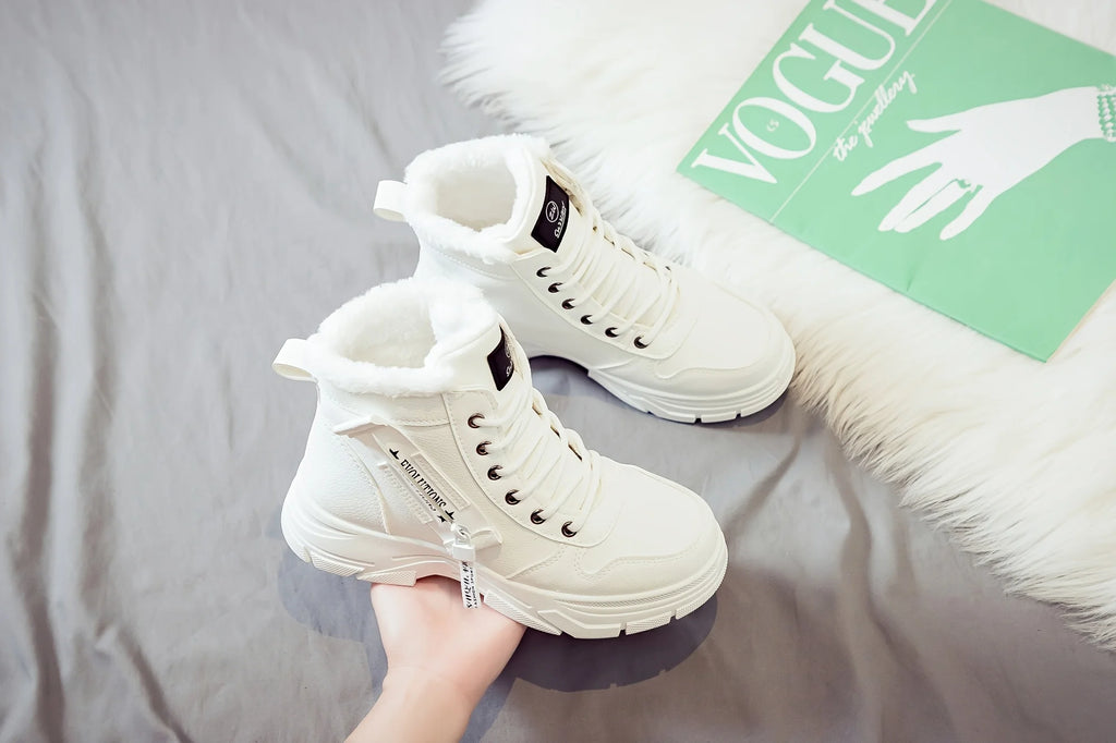 Women's Ankle Boot, Short Boot, Winter Boot with Thick Lining and Insulation, Stylish and Versatile, Thick-Soled Winter Boot