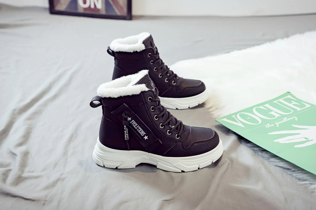 Women's Ankle Boot, Short Boot, Winter Boot with Thick Lining and Insulation, Stylish and Versatile, Thick-Soled Winter Boot