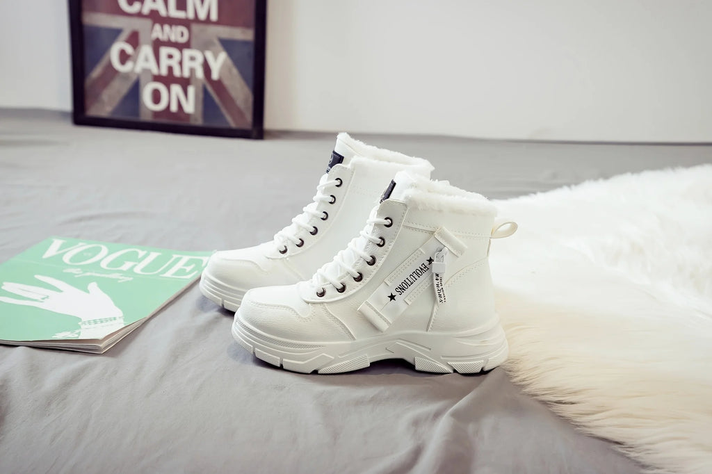 Women's Ankle Boot, Short Boot, Winter Boot with Thick Lining and Insulation, Stylish and Versatile, Thick-Soled Winter Boot